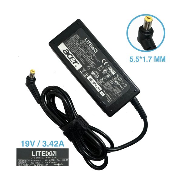 Cargador Original Laptop Acer Gateway Y Toshiba 19v 3.42a