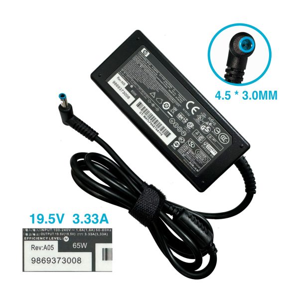 Cargador Original Laptop Hp Envy Punta Azul 19.5v 3.33a