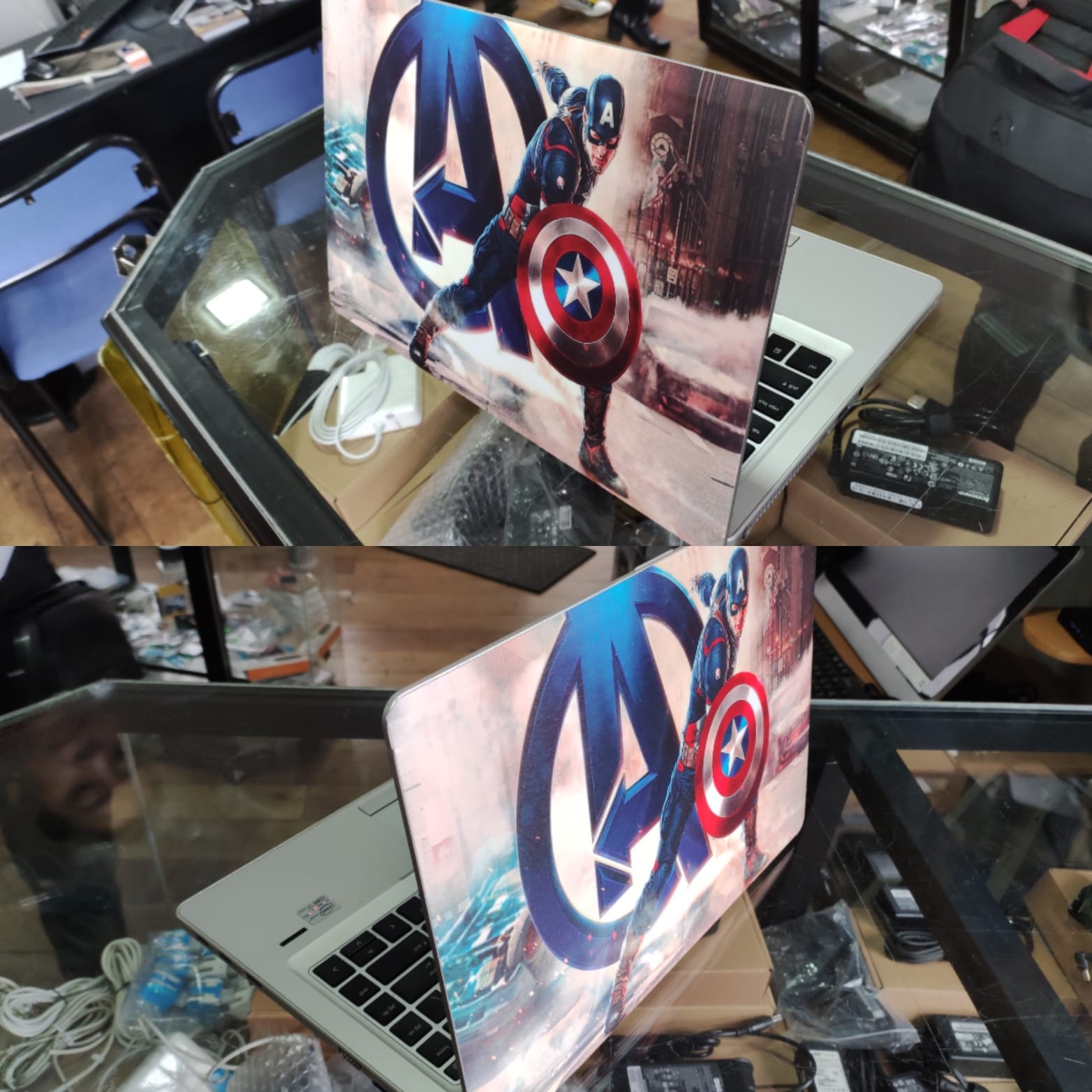 Mica Adhesiva Con Diseño Personalizado Para Laptop O Tablet - Imagen 9