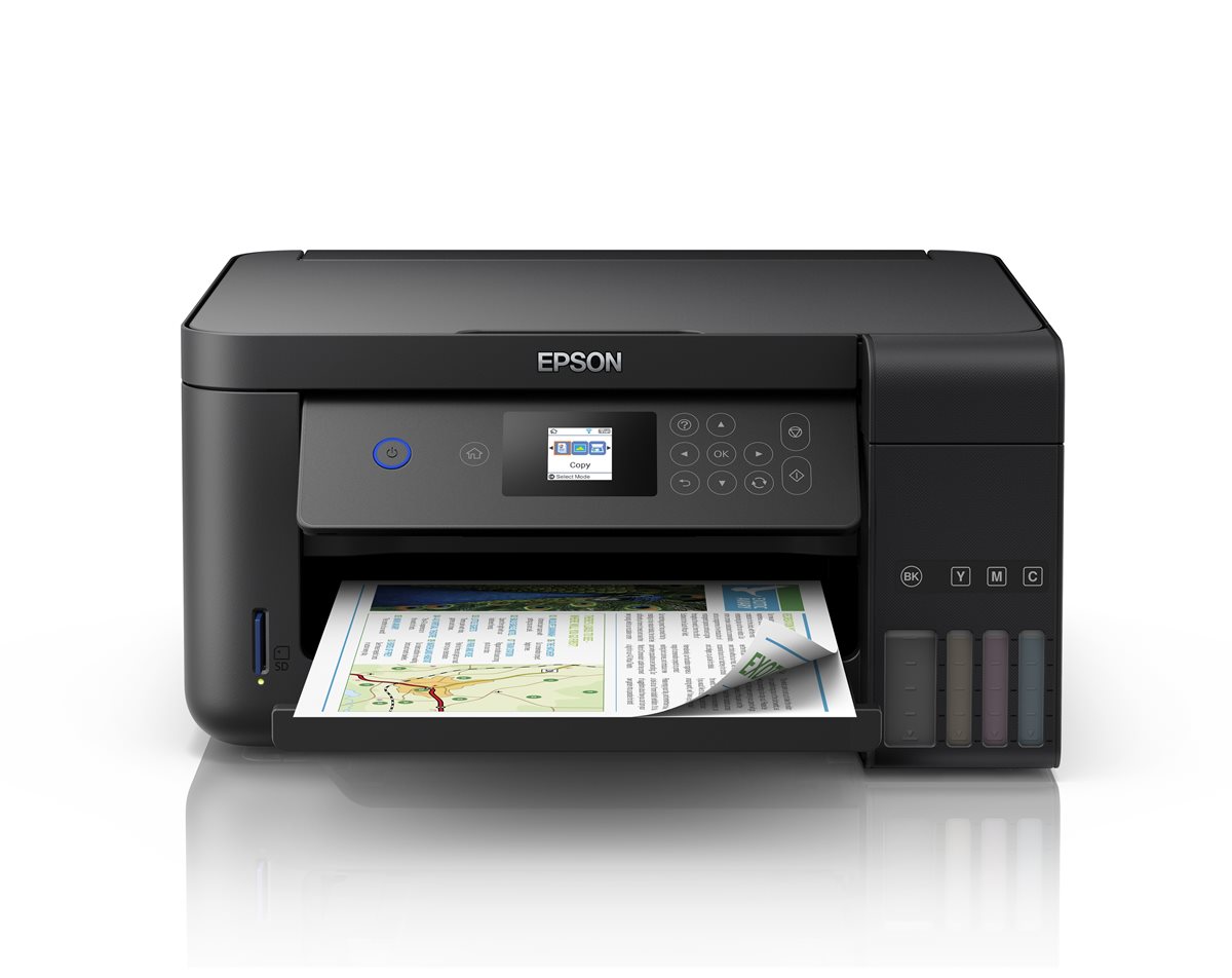 Impresora Epson EcoTank L4160 Wifi Sistema Tinta Continua Red Impresion a doble cara - Imagen 4