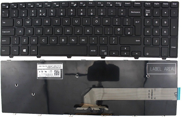 Teclado Laptop Dell Inspiron 15-5000 15-3000 - Imagen 2