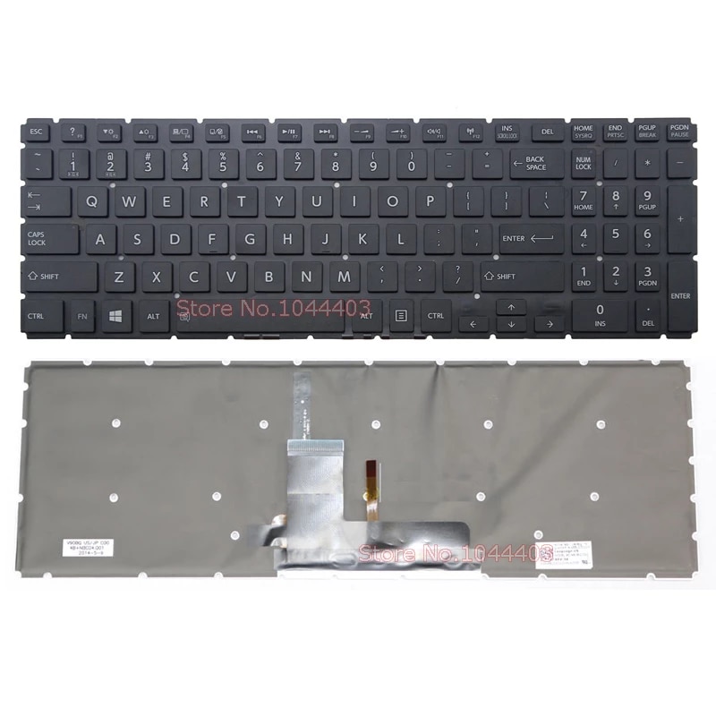Teclado Original Laptop Toshiba S55 T Retro Iluminado