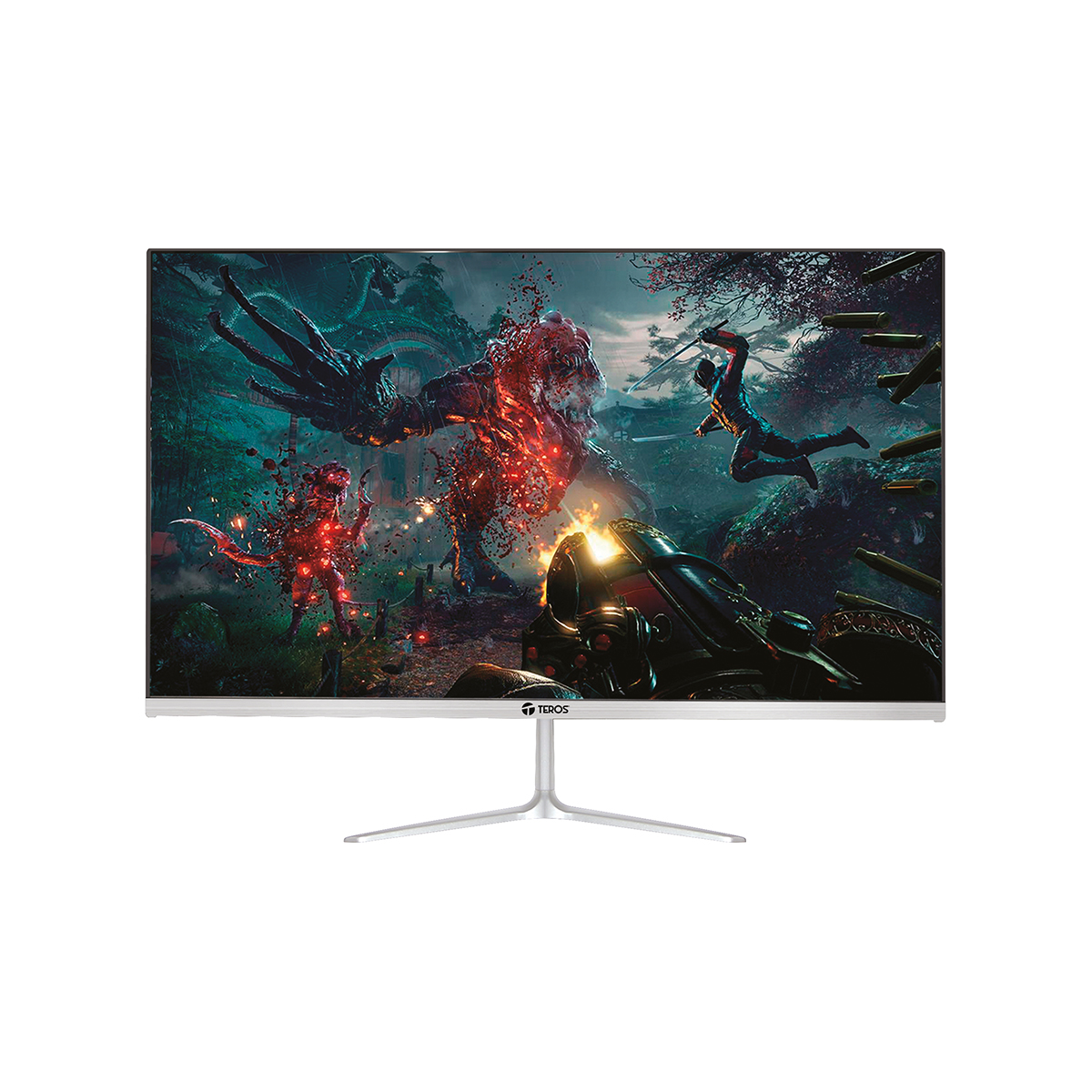 Monitor TEROS Slim 21.5 Pulgadas Conector Hdmi Y Vga Nuevo FHD - Imagen 2