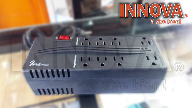 Regulador De Voltaje 8 Tomas Para Cpu Tv Play Station Laptop