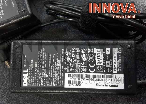 Cargador Original Dell Inspiron 14-3000 15-5000 Punta Fina - Imagen 2