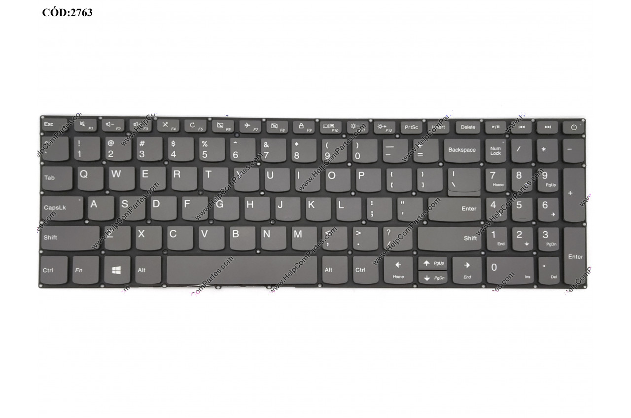 Teclado Original Laptop Lenovo Ideapad 320 -15abr- 15iap - Imagen 3