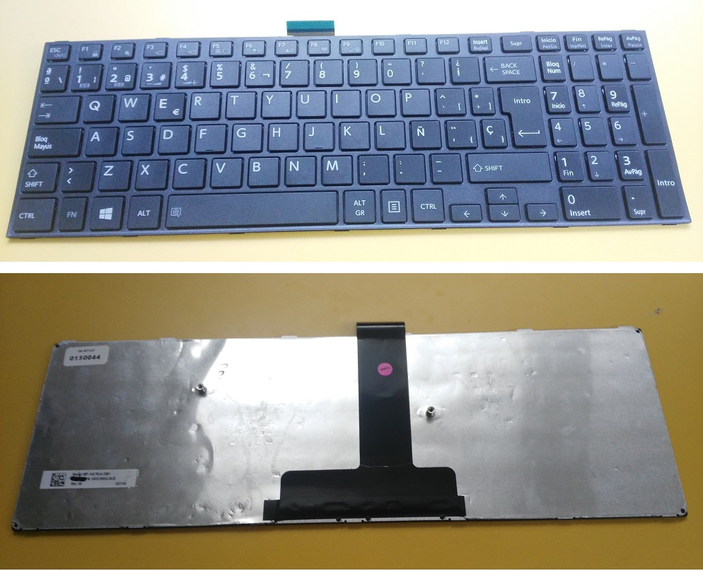 Teclado Laptop Toshiba C850 C855 C870 C875 L850 Numerico - Imagen 2