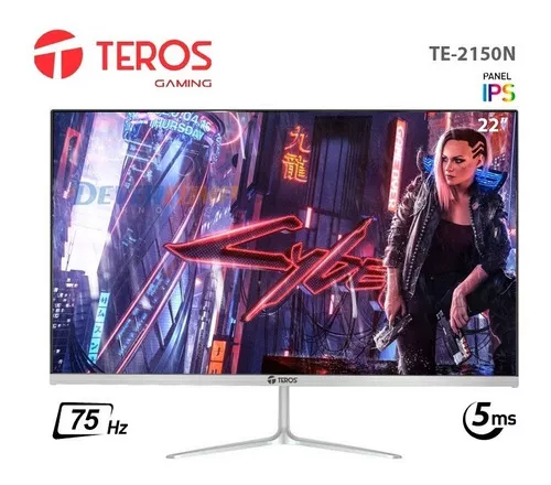 Monitor TEROS Slim 21.5 Pulgadas Conector Hdmi Y Vga Nuevo FHD