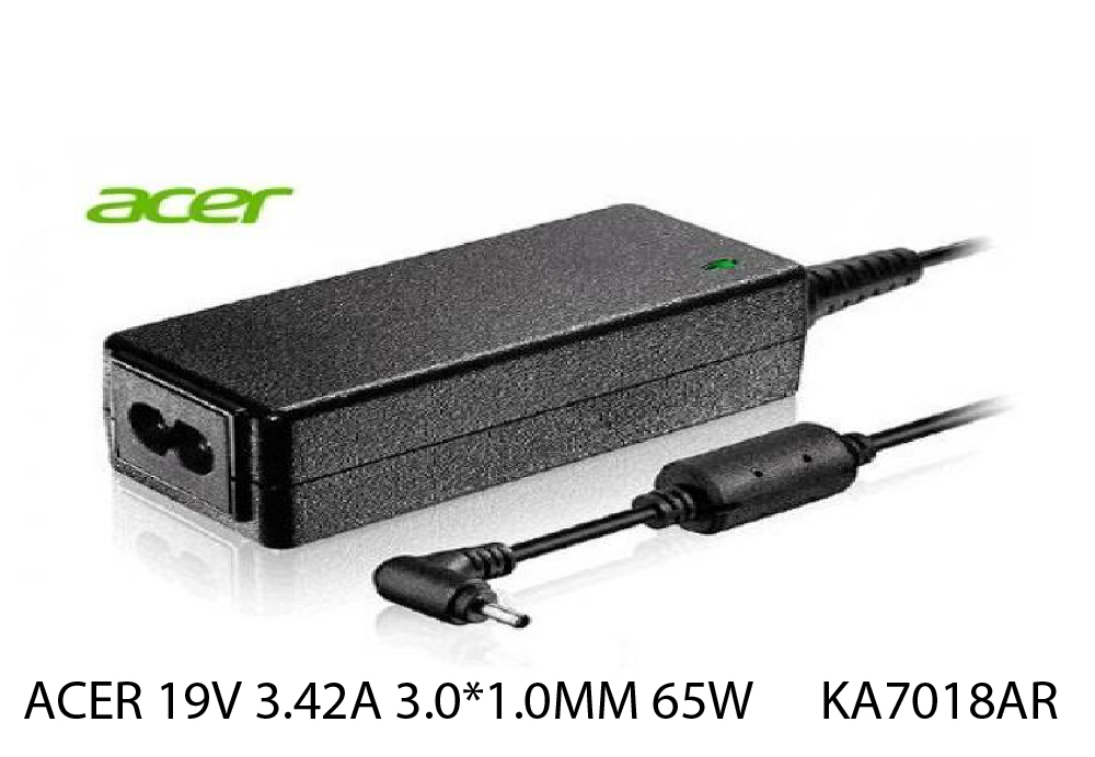 Cargador Original Laptop Acer 19v 3.42a Punta Fina 3.0*1.0mm - Imagen 2