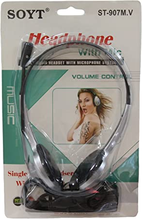 Audifono Con Micrófono Diadema Para Laptop O Cpu Audio Hd