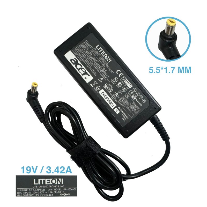 Cargador Original Laptop Acer Gateway Y Toshiba 19v 3.42a