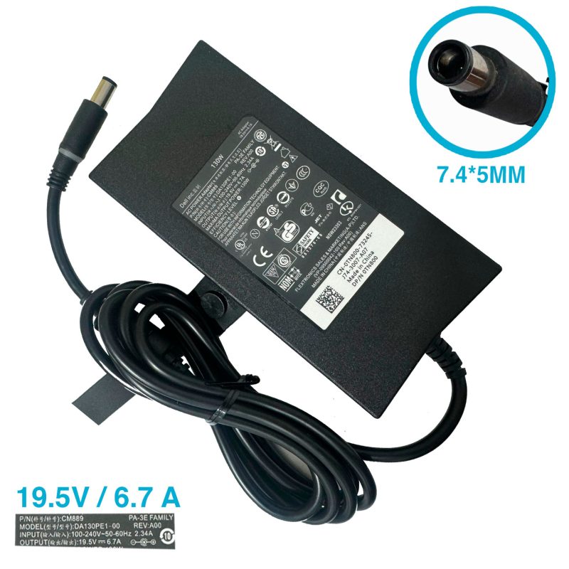 Cargador Original Laptop Dell 19.5v 6.7a Conector 7.4x5.0mm