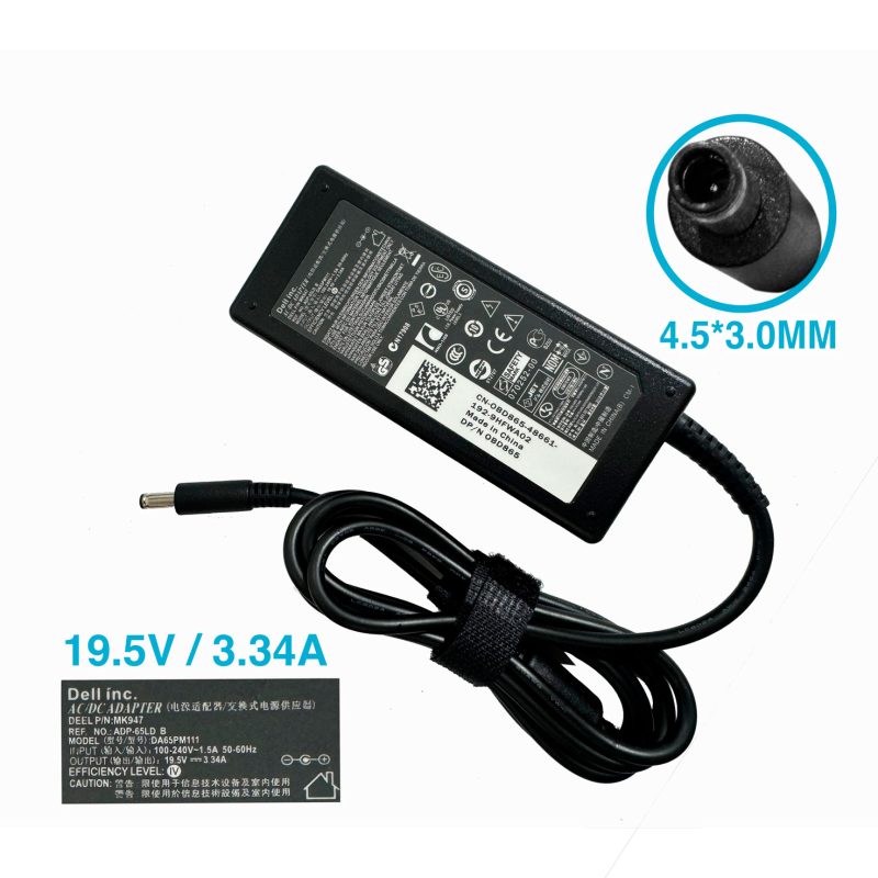 Cargador Original Dell Inspiron 14-3000 15-5000 Punta Fina