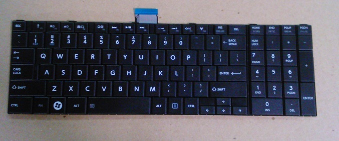 Teclado Laptop Toshiba C850 C855 C870 C875 L850 Numerico - Imagen 3