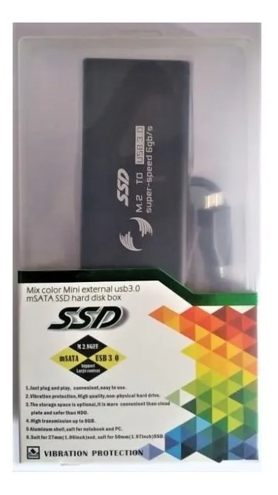 Enclosure Capsula Disco Externo Sólido M2 Ngff Usb 3.0 - Imagen 3