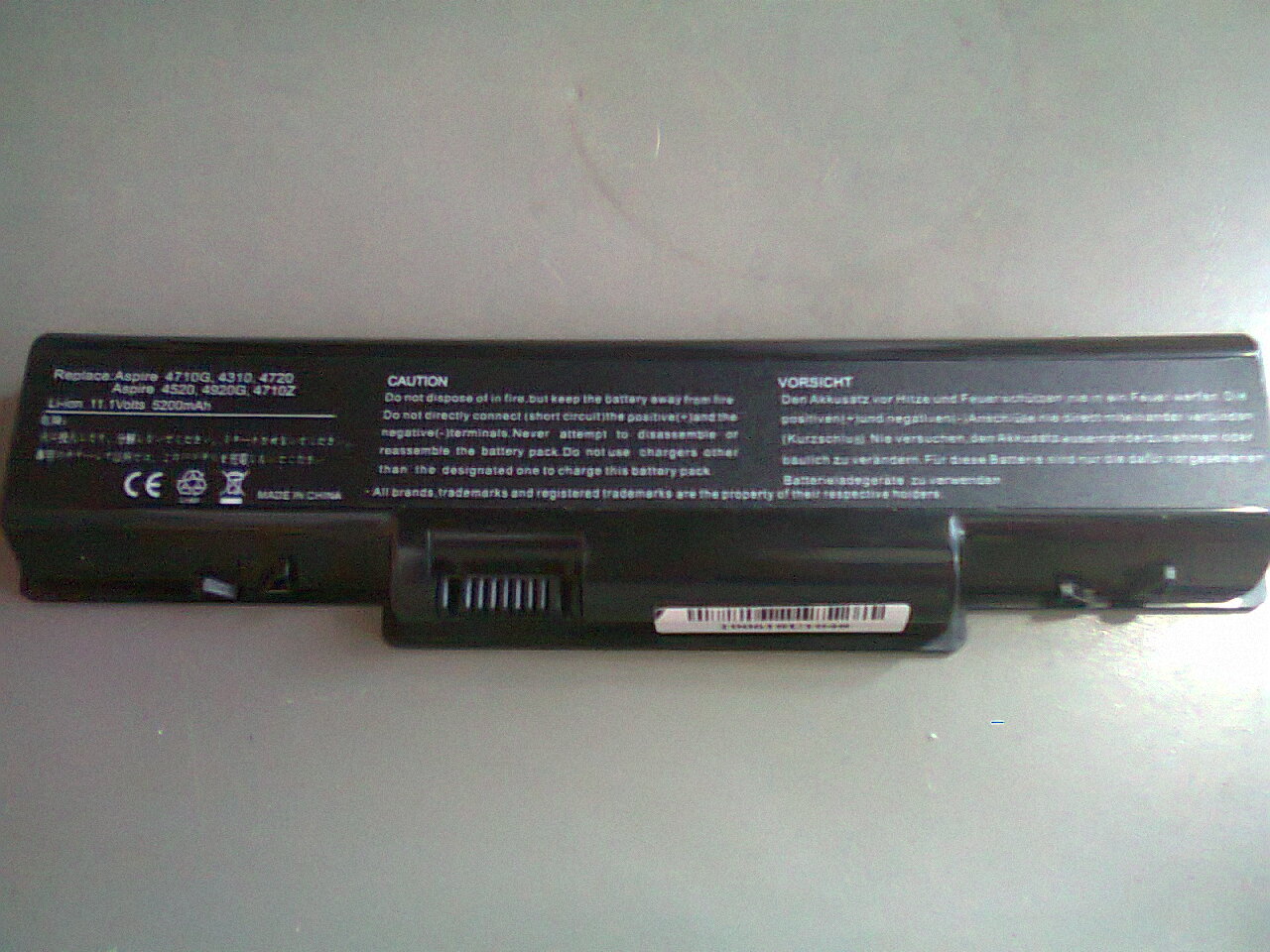 Bateria Original Laptop Acer 4710 4310 4720 4520 4920g 5520