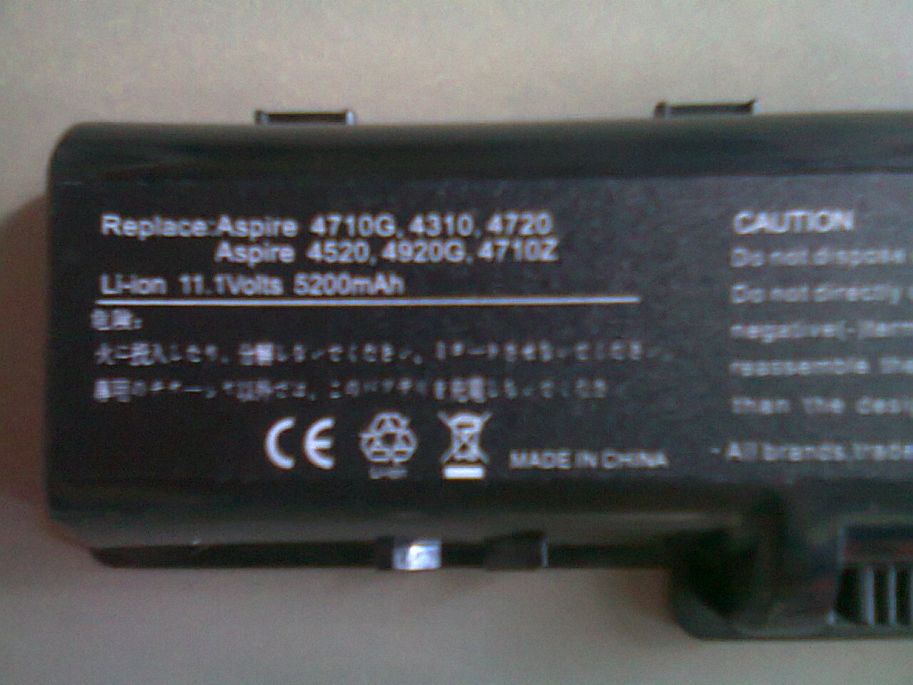 Bateria Original Laptop Acer 4710 4310 4720 4520 4920g 5520 - Imagen 2