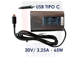Cargador Original Laptop Dell 20v 3.25a Conector tipo C