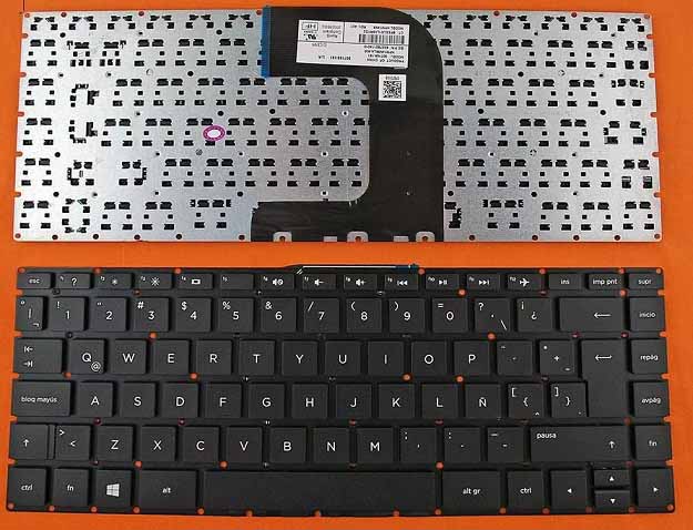 Teclado Laptop Hp 14 Ac 14af 14aj 14ag Negro