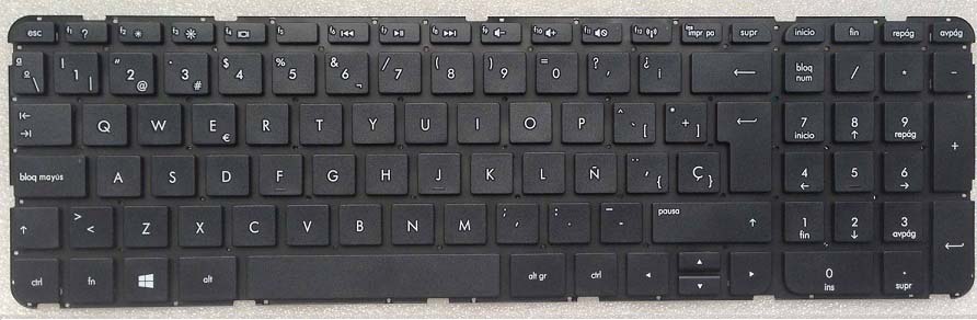Teclado Laptop Hp 15 B 15tb 15zb Negro - Imagen 2
