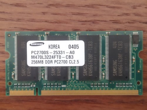 Memoria Ram 128mb 256mb 512mb Ddr 333mhz Para Laptop Antigua - Imagen 7