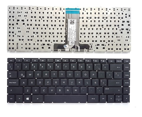 Teclado Original Laptop Hp 14 Bs Negro Series